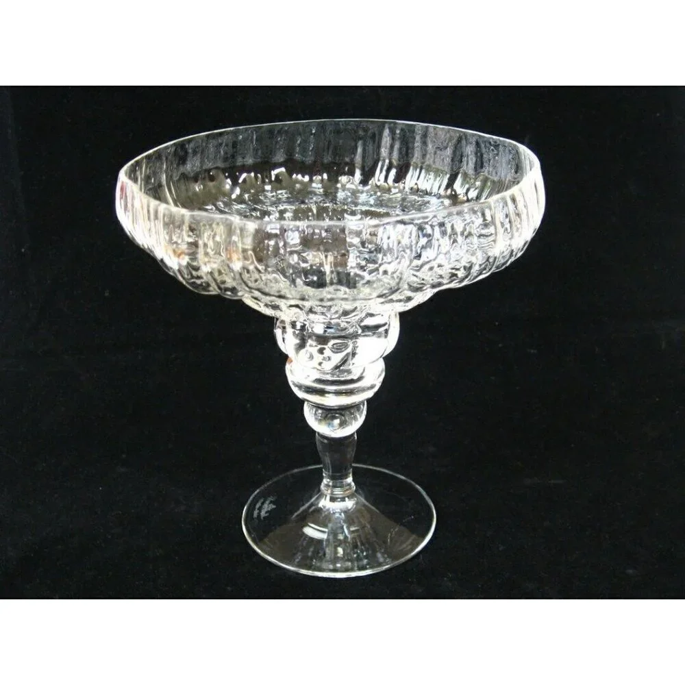 Rosenthal Studio Line Crystal Ice Texture Compote Designed By Tapio Wirkkala
